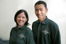 CTAHR polo shirts being modeled